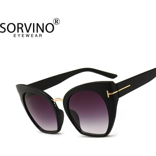 90s Retro Half Frame Cat Eye Sunglasses Women Luxury Brand Designer Oversized Sunnies Vintage Cateye Sun Glasses Big Shades SP56