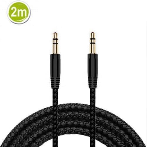2/3/5m Male to Male 3.5mm Jack AUX Audio Stereo Headphone Extension Cable 3.5 mm Auxiliary Cord for Phone Earphone Car Speaker