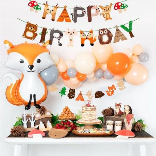 Woodland Animals Party Jungle Safari Birthday Party Decor Woodland Creatures Jungle Animal Forest Party Supplies Baby Shower