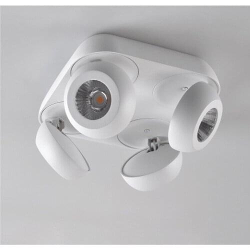 High quality super bright surface mounted LED Dimmable downlights 10W 20W 40W AC85-265V COB ceiling lamp spot lights