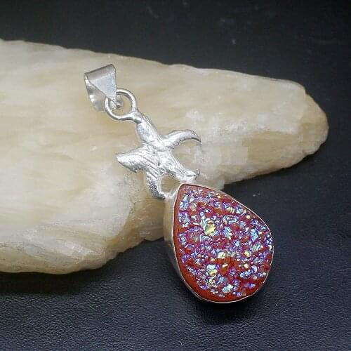 Gemstonefactory Jewelry Big Promotion 925 Silver Origin Fashion Titanium Rare Women Ladies Gifts Necklace Pendant 0574