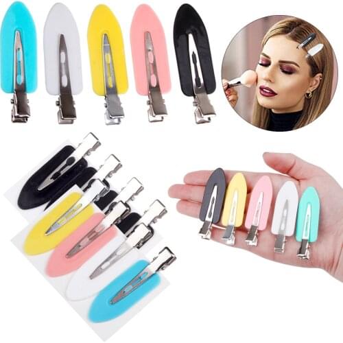 4Pcs Hair Clips Woman Barrettes No Bend Bangs Seamless Hairpin Styling Alligator Hair Clip Beauty Makeup Hairclips Accessories