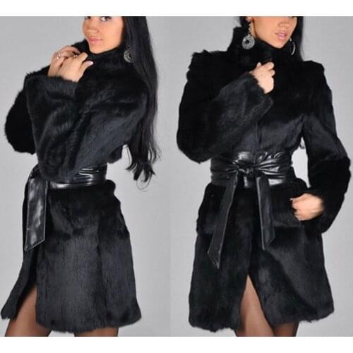 European American autumn and winter womens fur fur mink coat fox fur coat medium long fur special offer fur coats for women