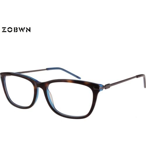 ZOBWN new design Eyeglasses Frame women Computer Optical Eye Glasses Spectacle Frame Male Transparent Clear Lens oculos de grau