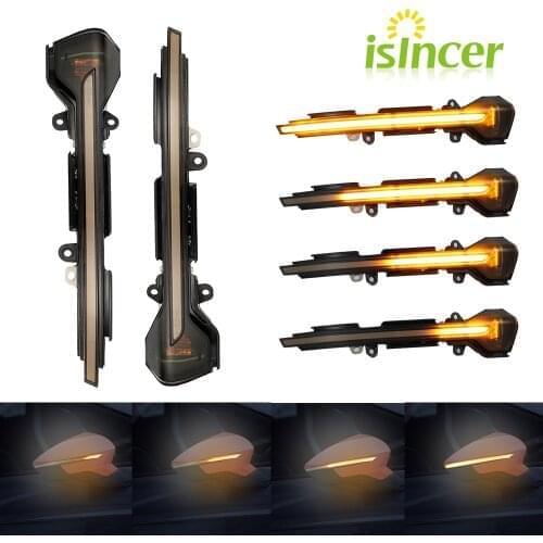 2pcs Dynamic LED Turn Signal Side Mirror Indicator Sequential Light Blinker For SEAT Leon III Mk3 5F 13-18 Ibiza KJ Mk5 V Arona