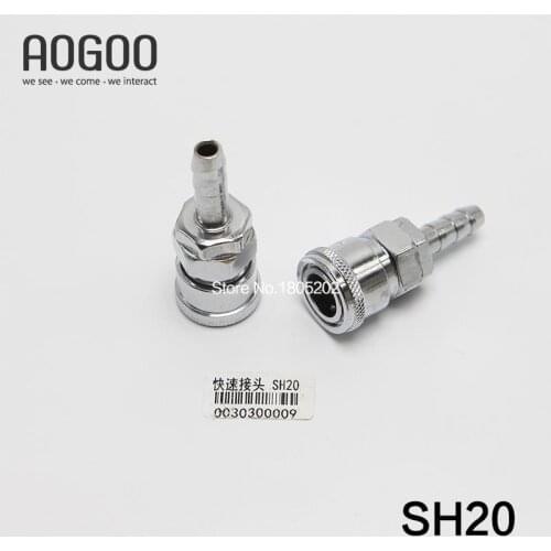 2Pcs/lot SH20 C Type Pneumatic Fast Connector SH20 for Pipe Flexible Hose