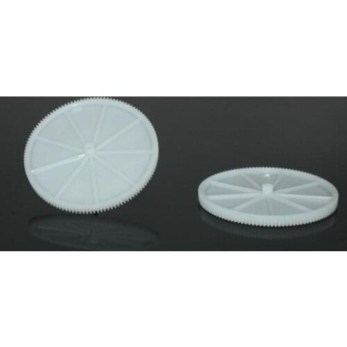 Yuanmbm 4/40pcs 120 teeth/0.5M plastic single-gear 2mm hole/rc car robot ship DIY Toy/Technology production parts 802A