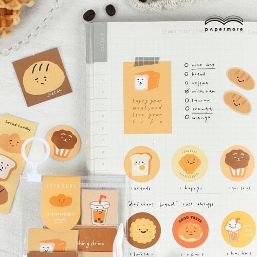 40Pcs/pack Phone Case Decals Cartoon Decorative Notebook Stickers Scrapbooking Cute Sticker School Stationery Supplies Gift