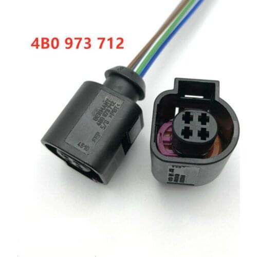 Car water temperature sensor plug headlight horizontal position brake master pump sensor plug For Volkswagen Audi 4B0 973 712