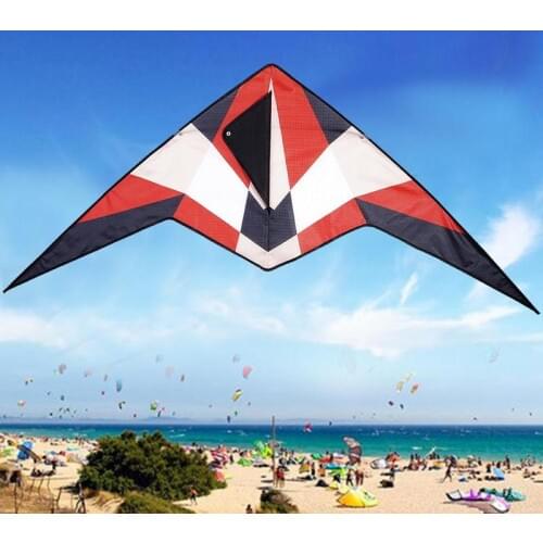 Armor Triangle Kite Outdoor Flying Toys For Children Kids Triangle Long Tail Polyester Kites With Control Bar And 30m Line