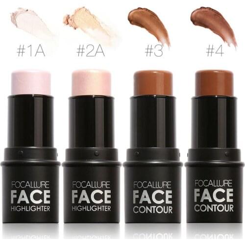 FOCALLURE fashion Highlight Embellish Contour Highlighter Pencil Brighten Skin Face Makeup Bronzers Highlight Contour Stick 35p