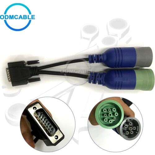 Pn 405048 6pin and 9pin Y Adapter cable for XTruck Usb Link Diesel Truck Diagnosis Interface cable USB cable