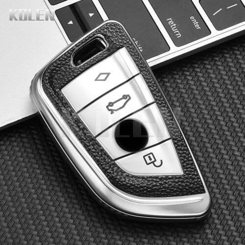 TPU Leather Type Car Key Case Cover Fob For BMW 1 2 3 4 5 6 7 Series X1 X3 X4 X5 X6 F30 F34 F10 F15 F16 G30 F34 118i 320i F48