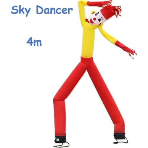 4m Custom Sky Dancer Advertising Inflatable Air Dancer Popular Inflatable Advertising Man