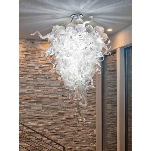 Small Size Cheap Clear Murano Glass Pendant Fixtures for Kitchen Wedding Party Decor