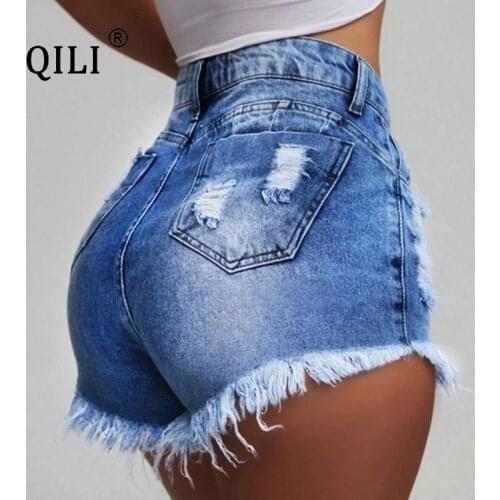 Женские джинсовые шорты Qili China At AliExpress