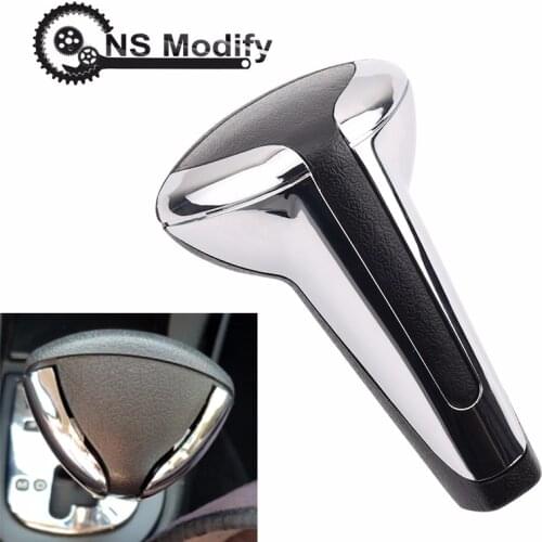 NS Modify New Citroen Gear Shift Knob ABC Chromed Lever Shifter For Citroen C4 Triumph Sega POMO Stick Headball Car Parts