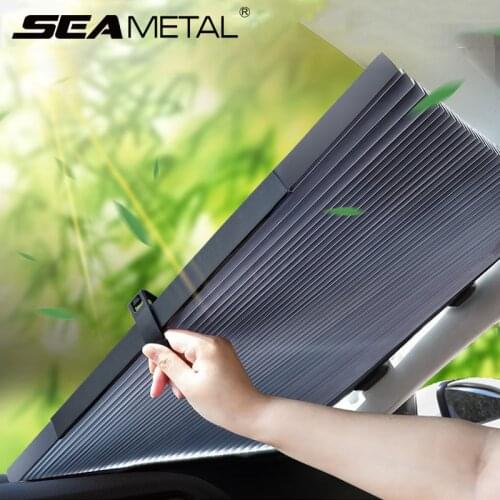Car Sunshade Interior Dashboard Sun Shade Cover Front Window Sun Protector UV Sunshield For Sedan Hatchback SUV Auto Accessories