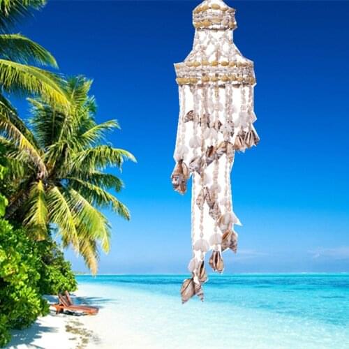 Modern Shell Coral Wind Chimes Wall Hanging Dream Catcher Home Kids Room Decoration