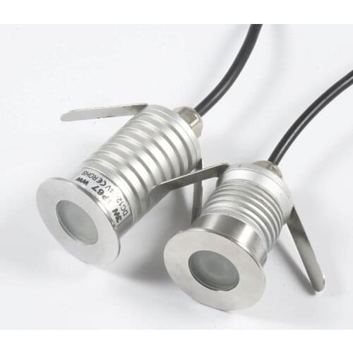 LED Underground Light DC12-24V Inground Light IP67 Waterproof Recessed Stair Bulb Deck Garden Lamp 1W 3W Floor Wall Spotlight