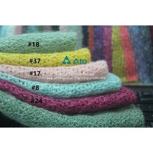 Super Soft Angola Jacquard Knit Fabrics, 37 colors for choose, Sewing Patchwork DIY sweater fabrics