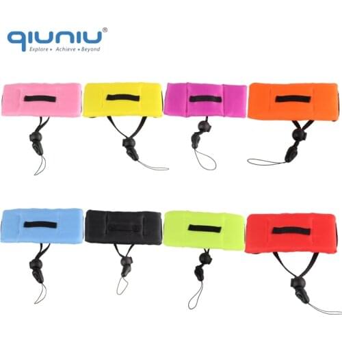 QIUNIU Waterproof Diving Floating Foam Wrist Armband Float Hand Strap for GoPro Hero 6 5 4 3 2 for SJ4000/5000 for Xiaomi Yi