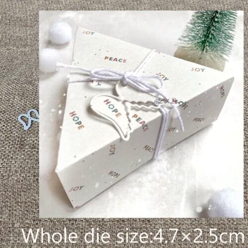 New Design Craft Metal Cutting Die die cuts lovely wing decoration scrapbook Album Paper Card Craft Embossing die cuts