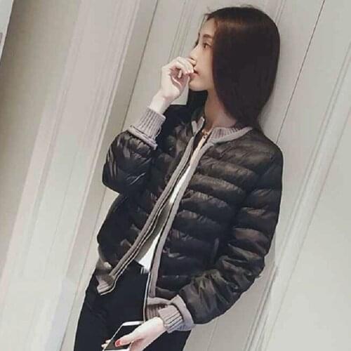 Autumn Winter Women Outerwear Thick Warm Down Jacket Short Parkas Women Parkas Loose Long Sleeve Jackets Female Jackets