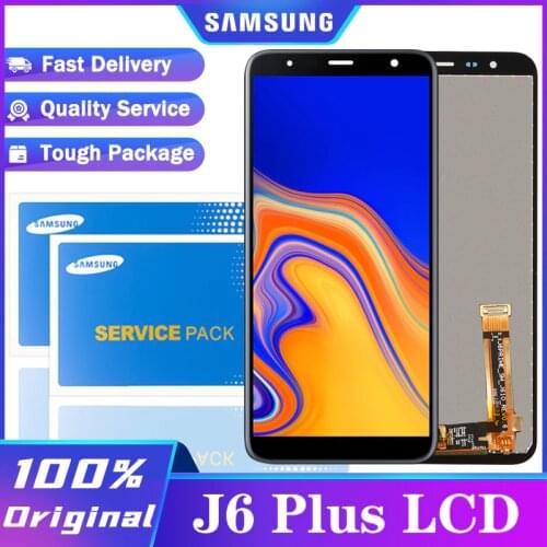 Original 6.0'' LCD Display for SAMSUNG Galaxy J6 Plus J6+ J610 J610F J610FN LCD Touch Screen Digitizer Assembly Repair Parts
