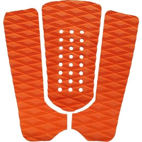 3Pcs Pro Anti-slip Skimboard Traction Tail Pad Deck Grips Surfboard Surf Mat