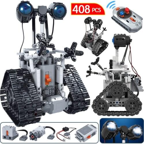408PCS City Electric Remote Control Intelligent Robot Building Blocks For Technical MOC RC Robot Bricks Toys For Boys