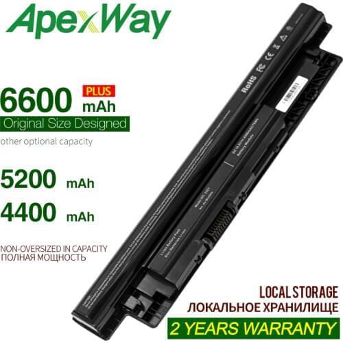 ApexWay 4400mAh Korea Cell MR90Y Battery for DELL Inspiron 3421 3721 5421 5521 5721 3521 3437 3537 5437 5537 3737 5737 XCMRD