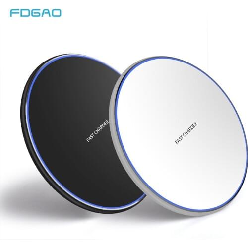 15W Wireless Charger For iPhone 12 11 X XS Max XR 8 Plus QC 3.0 Fast Charging Station For Samsung S20 S10 S9 Galaxy Note 10 9