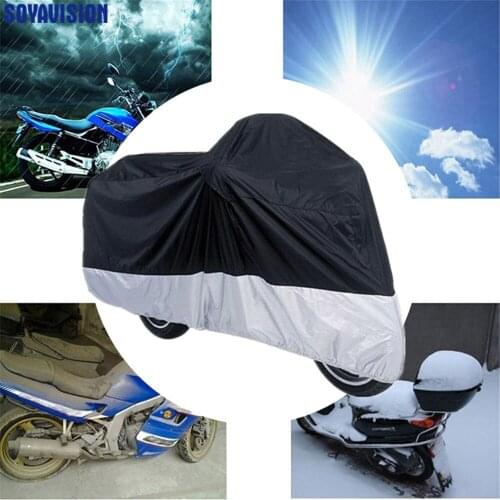High Quality Waterproof Outdoor Motorcycle Moto Cover Bicycle Covers Motor Rain Coat Waterproof Suitable for All Motors