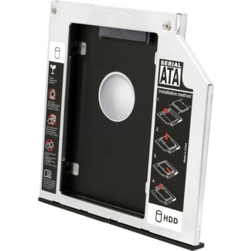 Chenyang SATA 22pin HDD HD Hard Disk Drive Caddy Case for 12.7mm Universal Laptop CD / DVD-ROM Optical Bay