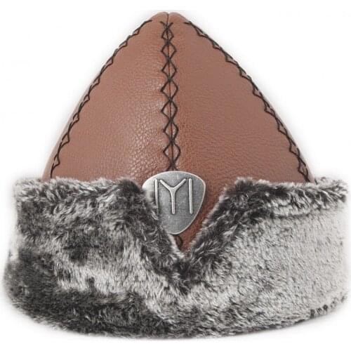 Depotalha Kürk Detaylı Üzeri Kayı Armalı Yeni Şapka Börk Erkek Soğuktan Koruyucu Başlık Estetik Şık Tasarım