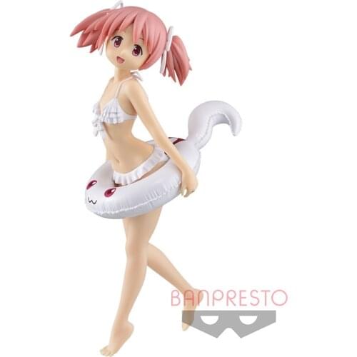 22cm Original Anime Figure Puella Magi Madoka Magica Madoka Kaname Action Figure PVC Model Doll Decoration Toy Birthday Gift