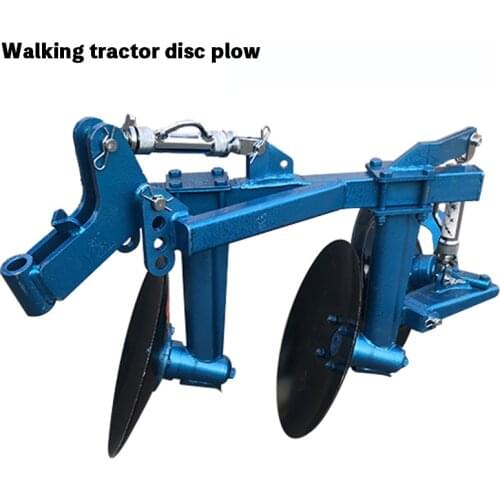 Walking tractors parts hand-push round disc plow double disc plough