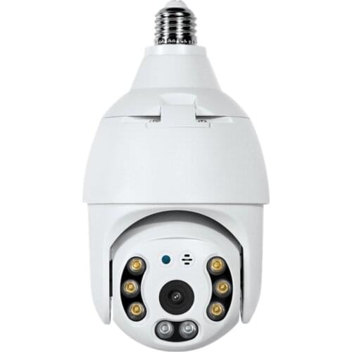 Security Cameras,3MP HD Tuya Outdoor Bulb Lamp Camera Motion Auto Tracking For Outdoor/Courtyard Night Vision Cameras