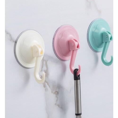 5pc Suction Cups Hook Mushroom Head Strong Vacuum Suckers Hooks Hanger Window Decoration Household Supplies