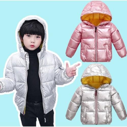 Jacket for girls Clothes Toddler Kids Baby Grils Boy Outdoor Waterproof Coat Down Jacket Overcoat Outwear куртка зимняя женская