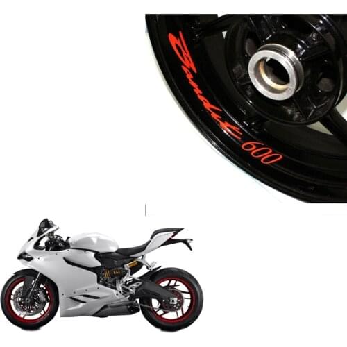 A set of 8pcs high quality motorcycle wheel decals waterproof Reflective stickers rim stripes For SUZUKI BANDIT 600 BANDIT600