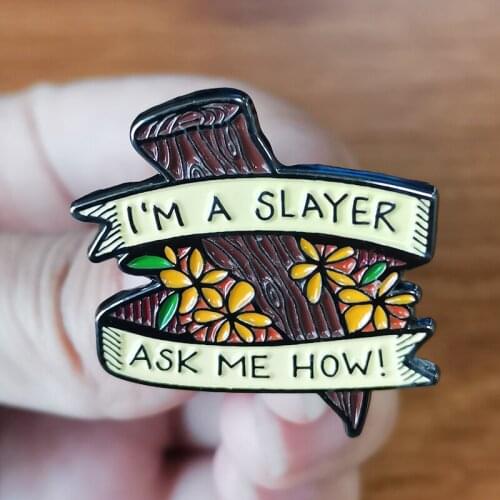 Buffy slayer lapel pin