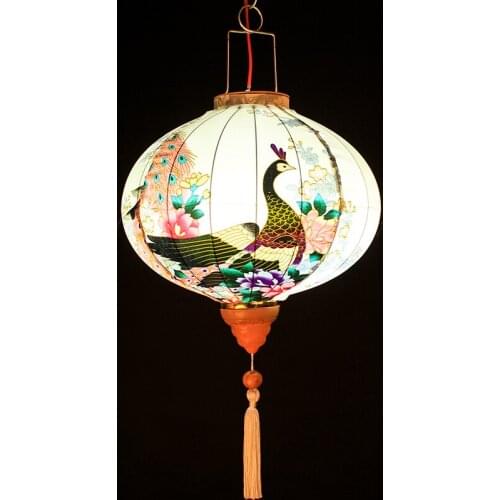 Peacock New Year Lantern Hanging Creativity to Shine Balcony Chinese Outdoor Antique Japanese Phoenix Chinese Style Decoration