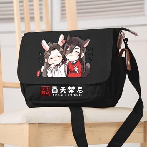 Anime Tian Guan Ci Fu Hua Cheng Xie Lian Casual Oxford Messenger Bag Cosplay Satchel Fashion Schoolbag Shoulder Bag Student