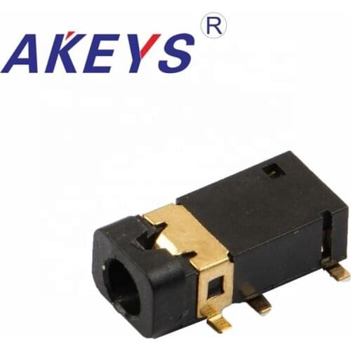 10pcs PJ-311 3.5 Earphone Jack 6 Pin Insert Pin 1 Fixed Pin Diameter 3.5mm Power Jack Seamless Single Column