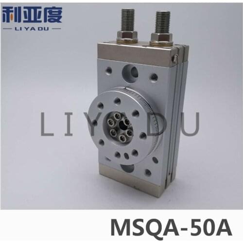 SMC type MSQA-50A rack and pinion type cylinder / rotary cylinder /oscillating cylinder, with angle adjustment screw MSQA 50A