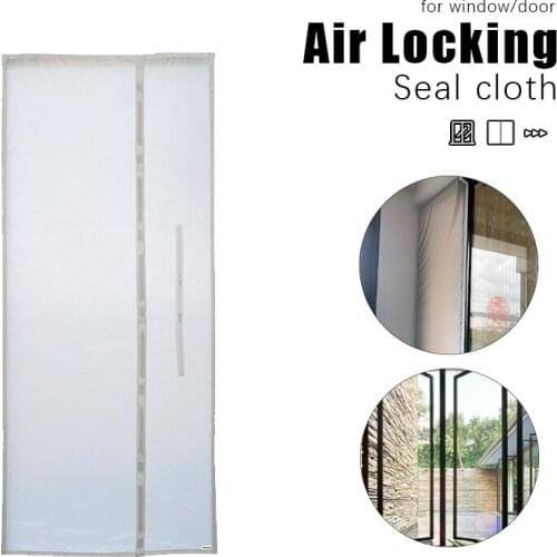 Multi-size Universal Air Conditioner Window Air Vent Seal Lock Cloth Plate Air Outlet Pipe Tube Hose Window Sliding Door Sealing