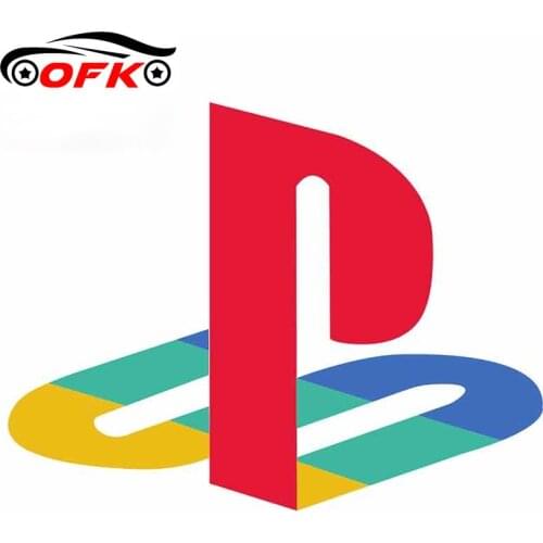 OFK 13cm X 10.1cm for PlayStation Car Stickers Motorcycle Decal Waterproof Refrigerator Decoration Graffiti DIY