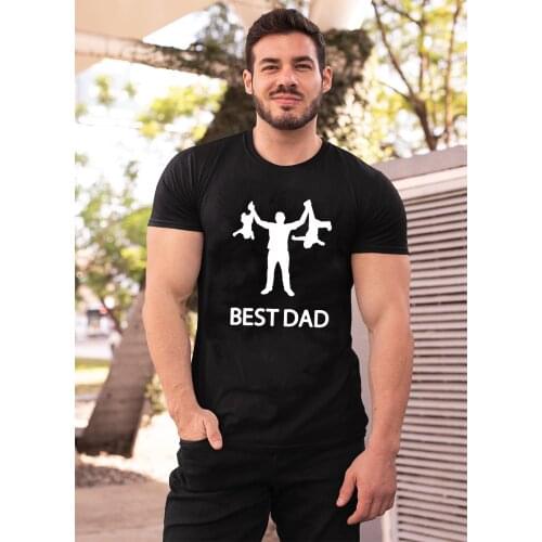 Fashion Best Dad Graphic Tees Men Streetwear Daddy Life Harajuku Aesthetic Vintage Tops Short Sleeve T-shirt Gift for Father